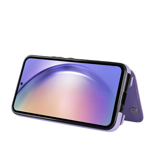 iPhone 16 Plus - Paars - Back Cover met Koord