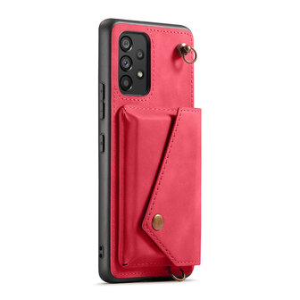 Samsung A33 5G Royal Fuchsia - Back Cover met Koord