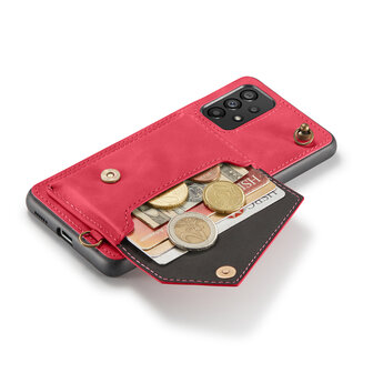 Samsung A33 5G Royal Fuchsia - Back Cover met Koord