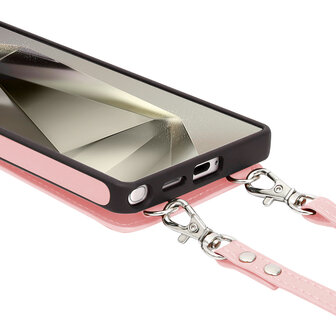 Samsung S25 Ultra - Roze - Back Cover met Koord