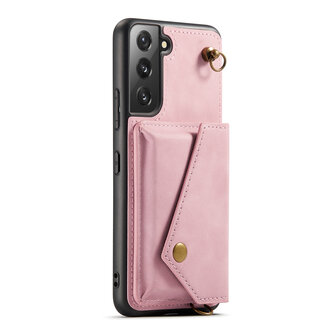 Samsung S22 Plus Pale Pink - Back Cover met Koord