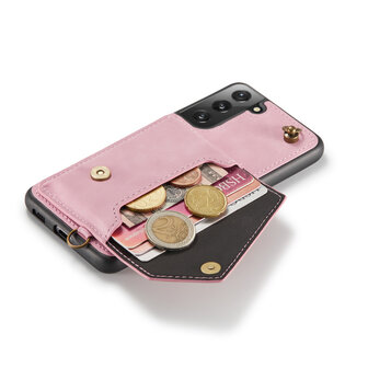 Samsung S22 Plus Pale Pink - Back Cover met Koord