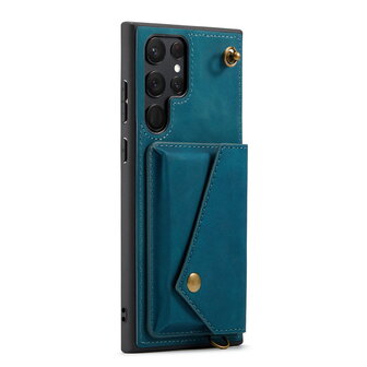 Samsung S22 Ultra Emerald Green - Back Cover met Koord