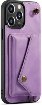 iPhone 13 Pro Bright Lila - Back Cover met Koord