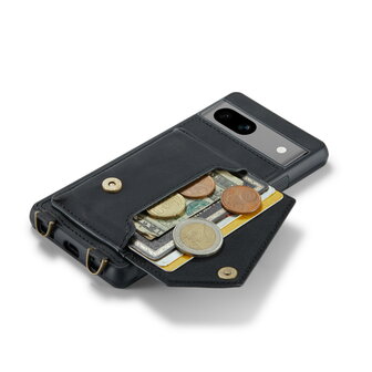 Pixel 8 Pro Charcoal Gray - Back Cover met Koord