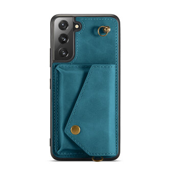 Samsung S22 Plus Emerald Green - Back Cover met Koord