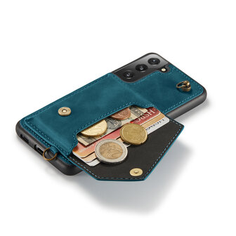 Samsung S22 Plus Emerald Green - Back Cover met Koord