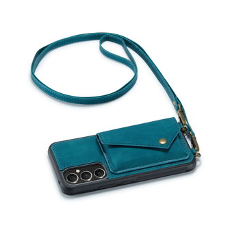 Samsung S23 Plus Emerald Green - Back Cover met Koord