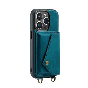 iPhone 14 Pro Emerald Green - Back Cover met Koord