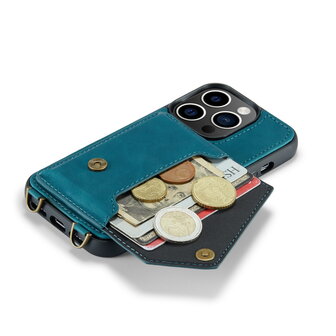 iPhone 14 Pro Emerald Green - Back Cover met Koord