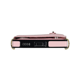 Samsung S24 Roze - Back Cover met Koord
