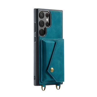 Samsung S23 Ultra Emerald Green - Back Cover met Koord