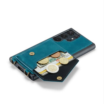 Samsung S23 Ultra Emerald Green - Back Cover met Koord