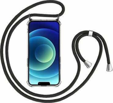 iPhone 14 Transparant - TPU Back Cover met Koord