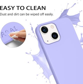 iPhone 14 Pro Max Paars - TPU Back Cover met Koord