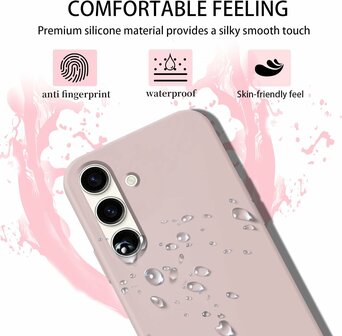 Samsung A35 - Roze - TPU Back Cover met Koord