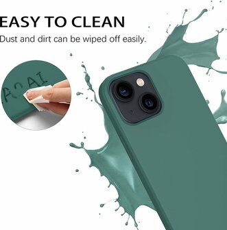 iPhone 14 Pro Groen - TPU Back Cover met Koord