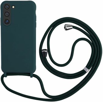Samsung A14 Groen - TPU Back Cover met Koord