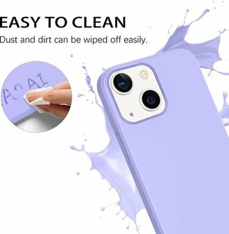 iPhone 14 Pro Paars - TPU Back Cover met Koord