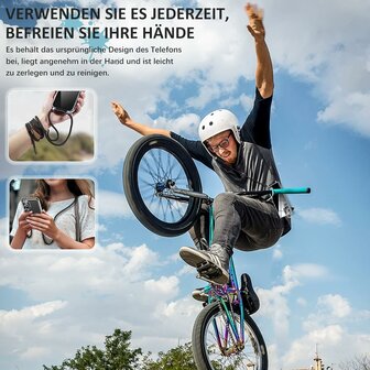 Samsung S25 Ultra Transparant - TPU Back Cover met Koord
