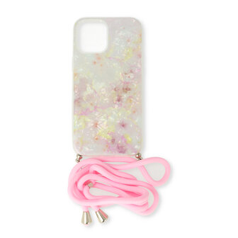 iPhone 11 Pro Max Roze - TPU Back Cover met Koord
