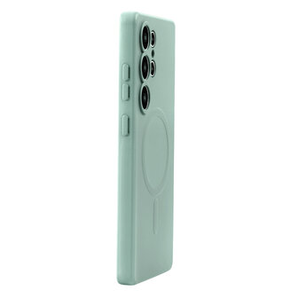 Samsung S25 Ultra - Pistachio Groen - Camera Siliconen MagSafe Back Cover