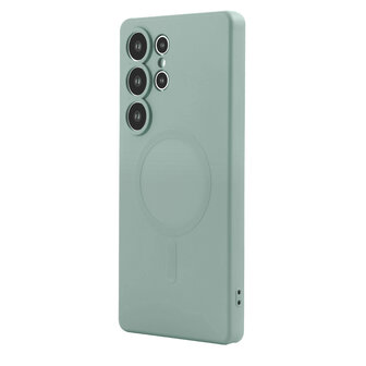Samsung S25 Ultra - Pistachio Groen - Camera Siliconen MagSafe Back Cover