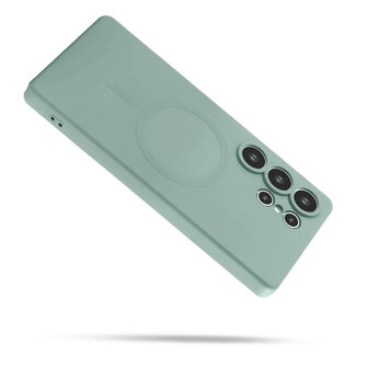 Samsung S25 Ultra - Pistachio Groen - Camera Siliconen MagSafe Back Cover