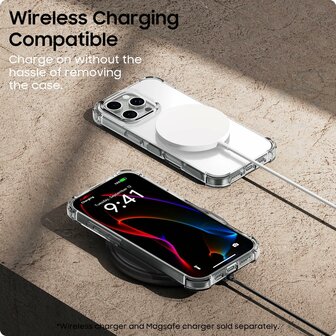 iPhone 16 Pro Max - Anti Shock &amp;amp; 2X Glas - Transparant