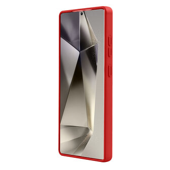 Samsung S25 Ultra - Rood - Camera Siliconen MagSafe Back Cover