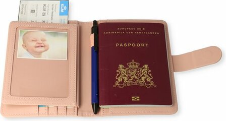 Paspoort Hoes - Roze