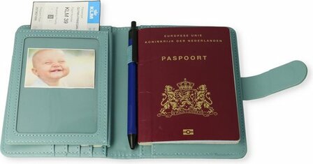Paspoort Hoes - Licht Blauw