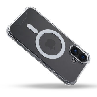 iPhone 16 Plus Transparant - Magsafe Anti Shock