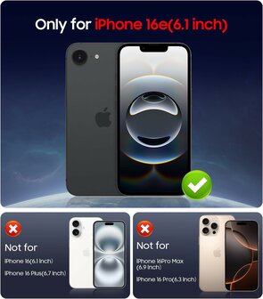iPhone 16e - MagSafe Matte TPU - Zwart