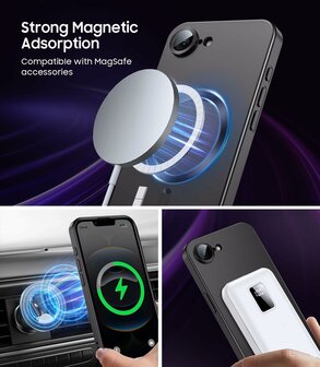 iPhone 16e - MagSafe Matte TPU - Zwart