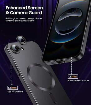 iPhone 16e - MagSafe Matte TPU - Zwart