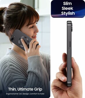iPhone 16e - MagSafe Matte TPU - Zwart