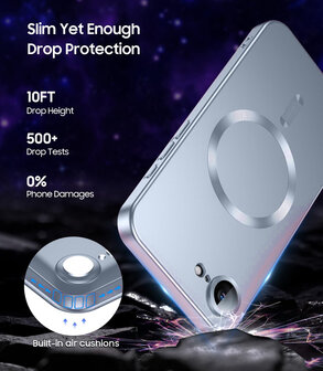 iPhone 16e - MagSafe Matte TPU - Blauw