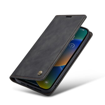 iPhone 16e - Book Case - Charcoal Gray