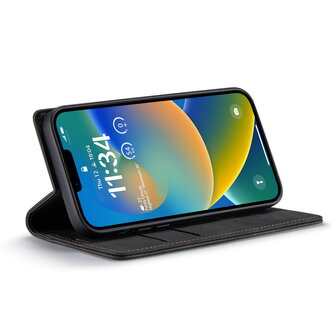 iPhone 16e - Book Case - Charcoal Gray