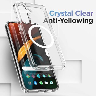 Samsung S25 Plus - Anti Shock - Geschikt voor Magsafe - Transparant