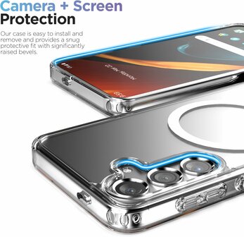 Samsung S25 Plus - Anti Shock - Geschikt voor Magsafe - Transparant