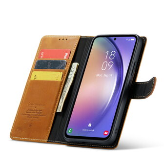 Samsung A54 Sienna Brown - 2 in 1 Leather Book Case