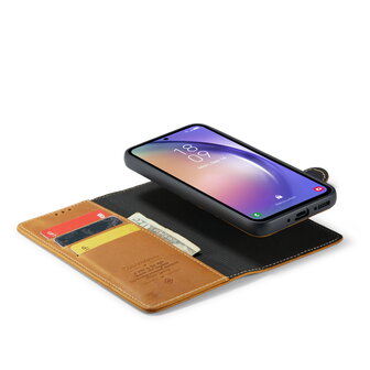Samsung A54 Sienna Brown - 2 in 1 Leather Book Case