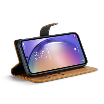 Samsung A54 Sienna Brown - 2 in 1 Leather Book Case