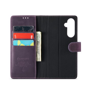 Samsung A54 Deep Purple - 2 in 1 Leather Book Case