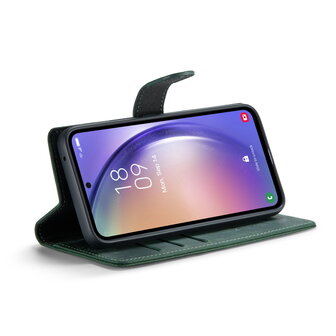 Samsung A54 Emerald Green - 2 in 1 Leather Book Case