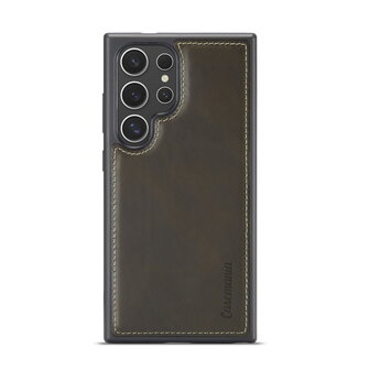 Samsung S24 Ultra - 2 in 1 Leather Book Case - Emerald Green