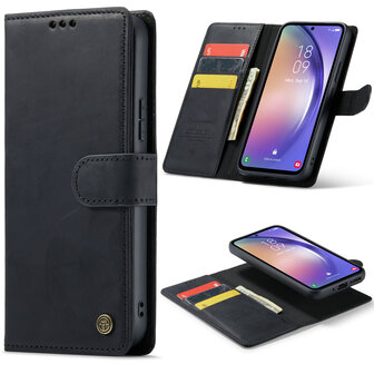 Samsung A54 Charcoal Gray - 2 in 1 Leather Book Case