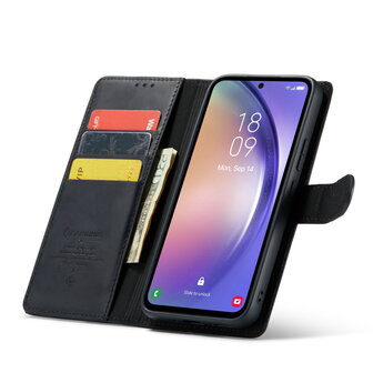 Samsung A54 Charcoal Gray - 2 in 1 Leather Book Case